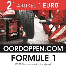 Aanbieding Oordopjes voor F1 Racesport Oordoppen Grandprix Formule 1 tegen lawaai Autosport