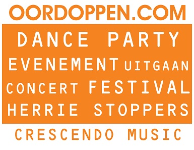 Crescendo Music Oordopjes op Oordoppen.com voor Uitgaan Festival Evenement Dance Party Gehoorbeschermers