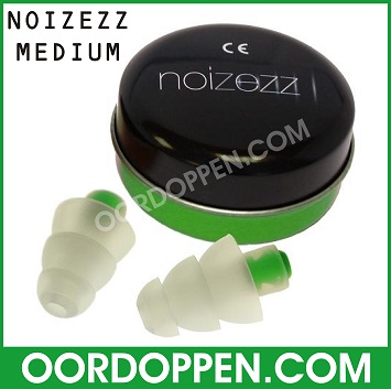 Oordoppen.com - Noizezz Medium Groen Plug Oordopjes - Gehoorbescherming - Festival - Evenement - Concert - Muziek - Universeel - Herrie Stoppers - Gehoorbescherming