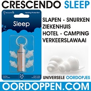 Oordopjes voor Slapen Crescendo Sleep Pluggerz Oordoppen Kruidvat SleepSoft tegen snurken
